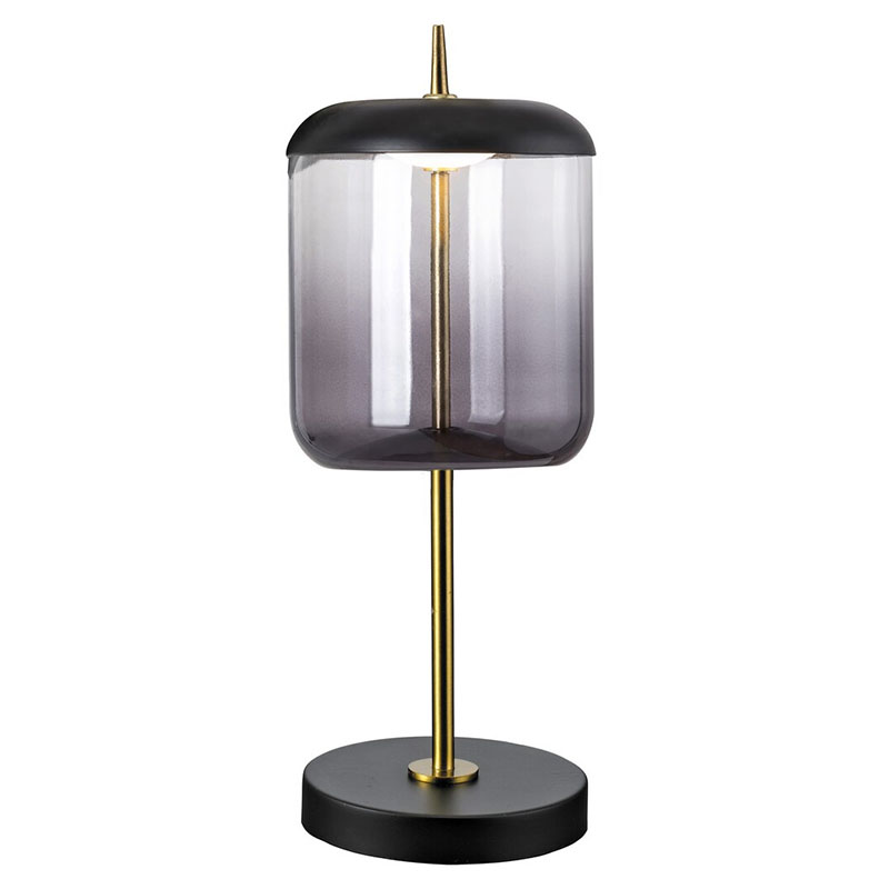 Delice asztali LED lámpa, éjjeli lámpa, fekete-bronz (6W) természetes fehér