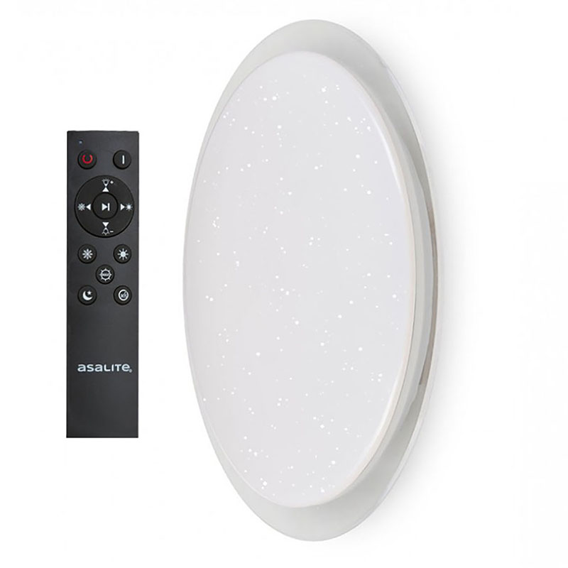 Liza Mennyezeti csillagos LED lámpa (48W - 3400 lm) távirányítóval, kör alakú
