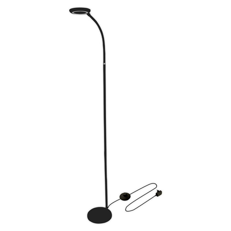 Angel modern LED állólámpa (12W/500Lm) fekete, természetes fehér