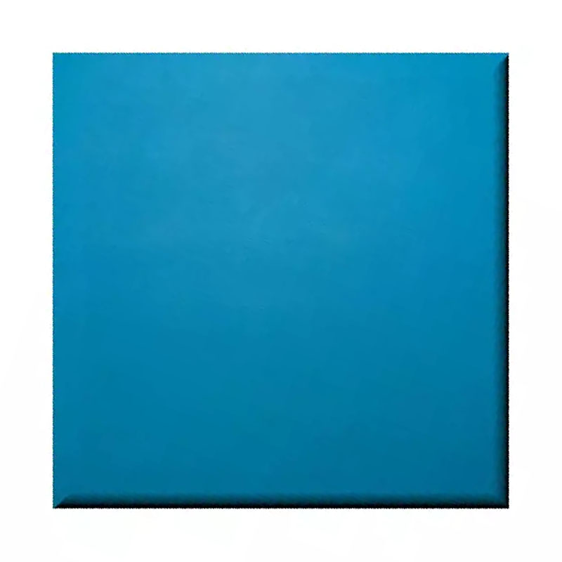 Bőr falpanel, bőrpanel, Inka 820 türkiz kék (25x25 cm)