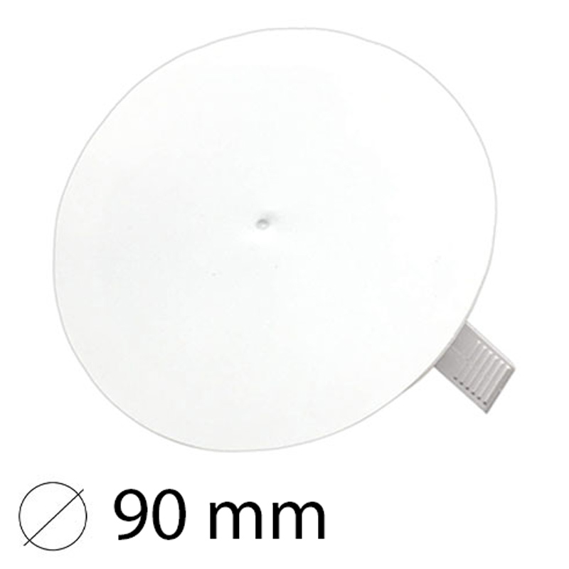 Kör alakú tető kötődobozhoz (90 mm) fehér