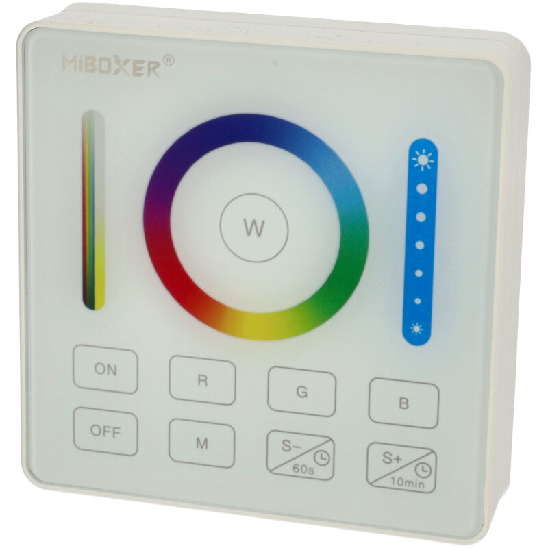 B0 Group Control RGB+CCT Fali FullColor elemes szabályzó panel, fehér