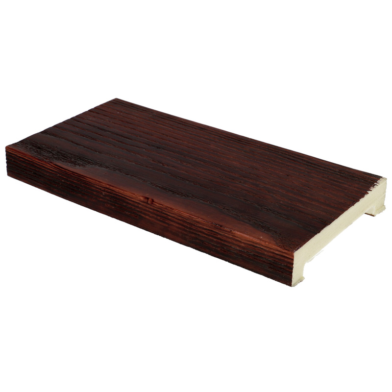Termékminta: DecoWood Vörös-100 Modern poliuretán deszka panel (ET 507) 20 cm