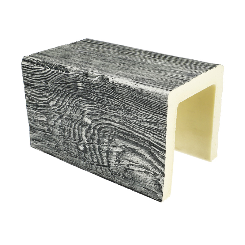 Termékminta: DecoWood Szürke-120 Modern poliuretán gerenda (ED 106) 20 cm