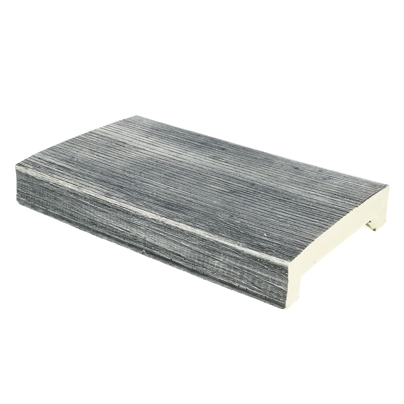 Termékminta: DecoWood Szürke-120 Modern poliuretán deszka panel (ET 506) 20 cm