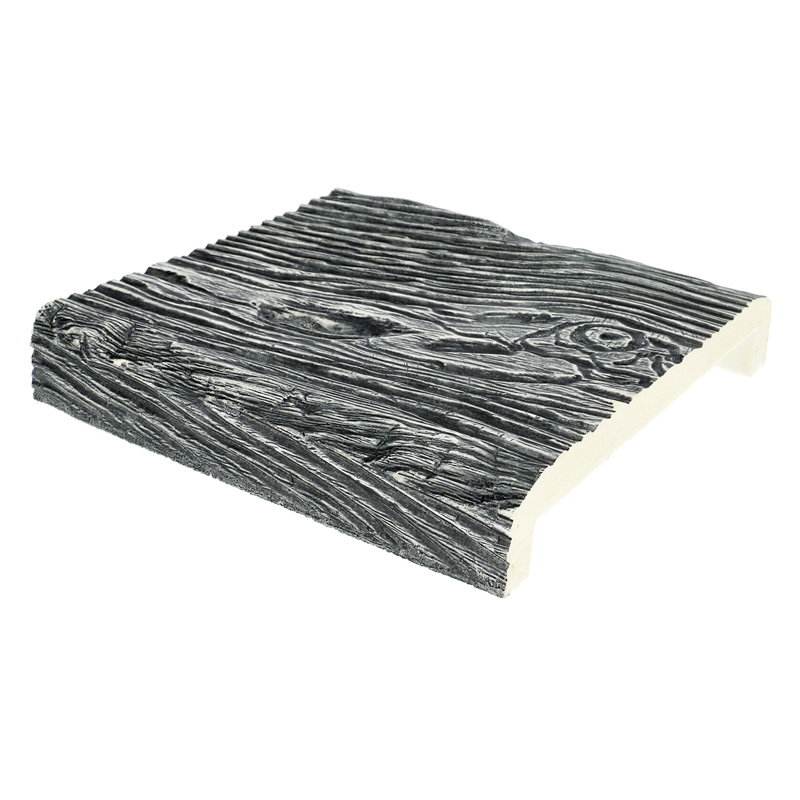 Termékminta: DecoWood Szürke-190 Rusztikus poliuretán deszka panel (ET 305) 20 cm