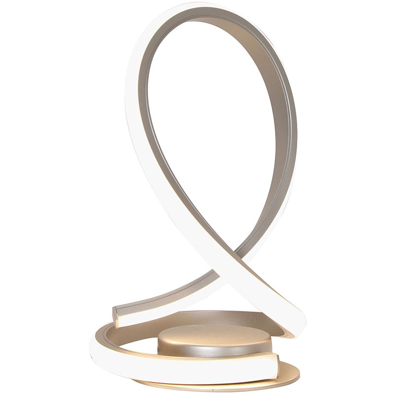 Ribbon asztali LED lámpa (16W/800Lumen) ezüst