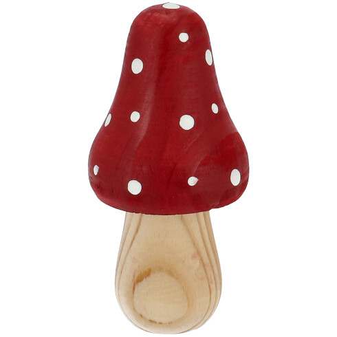 Őszi fa dekoráció, gomba (12x6 cm) Kifutó termék!