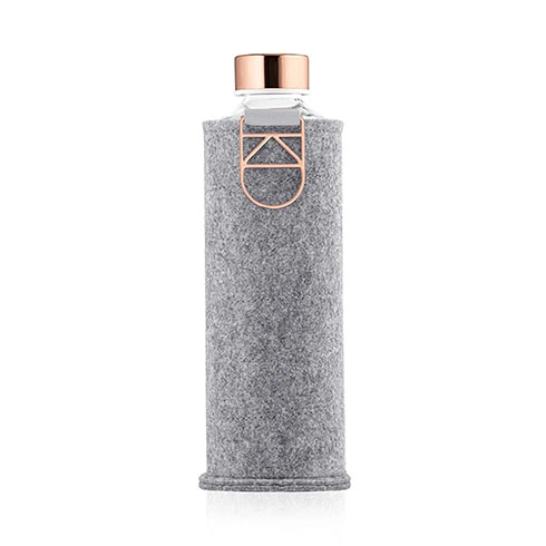 Mismatch filctokos üvegkulacs, 750 ml, szürke-rose gold