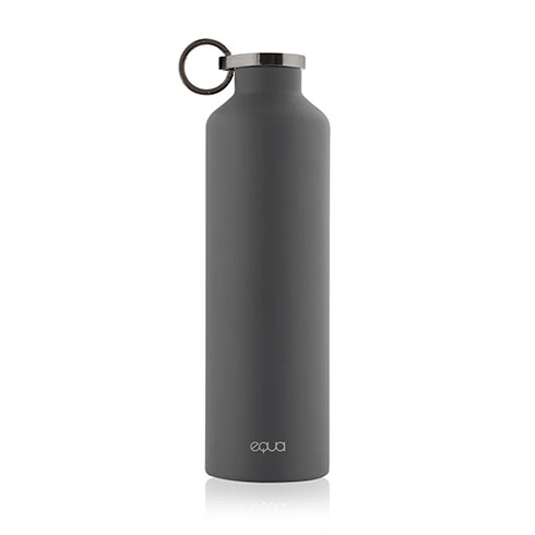 Basic Dark Grey rozsdamentes acél kulacs, 680 ml, sötétszürke