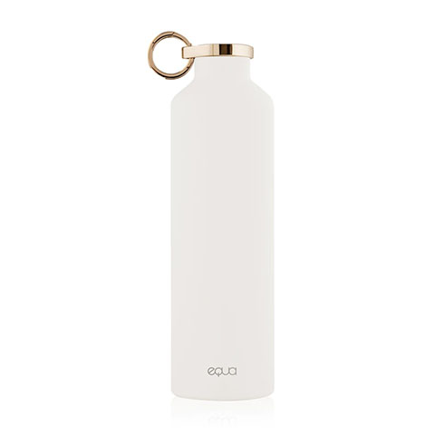 Basic Snow White rozsdamentes acél kulacs, 680 ml, fehér