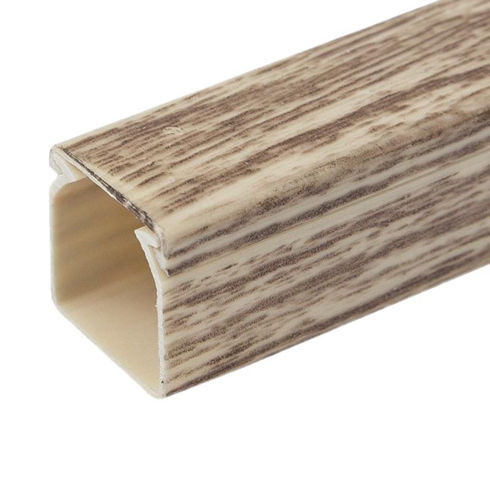 Öntapadós kábelcsatorna, 25x16mm, famintás, barna-bézs színben - 2m