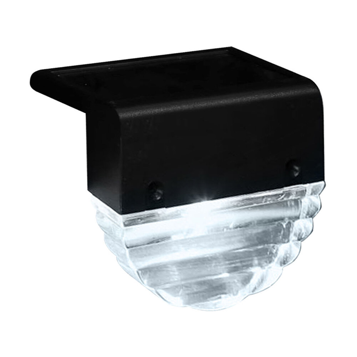 Napelemes oldalfali lámpa (RGB+NW) fekete (2 db)