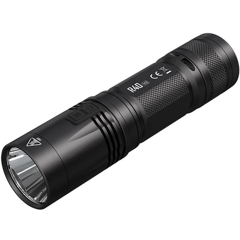 R40V2 elemlámpa, (1000 lumen) fekete
