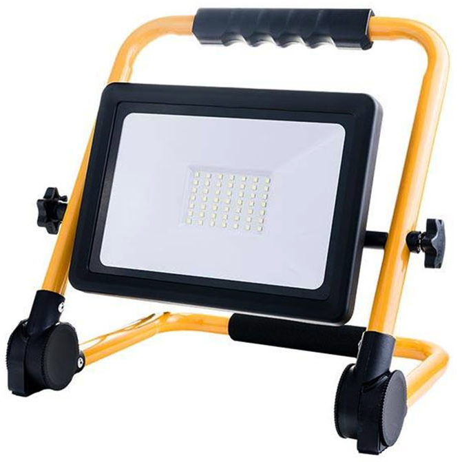 Összecsukható LED reflektor (50W/4000lm) 3 méteres vezetékkel, hideg fehér
