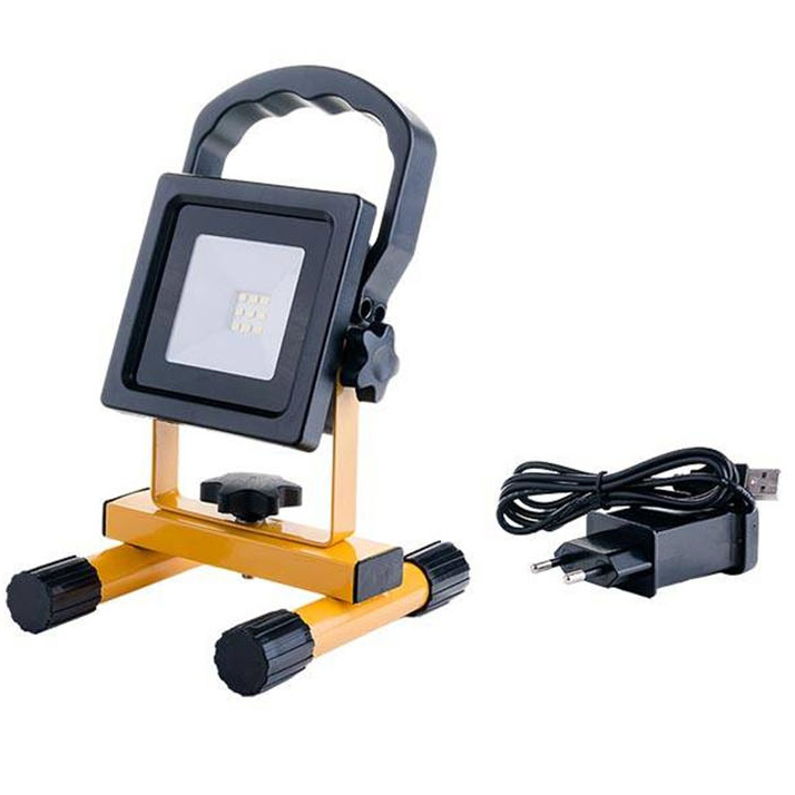 Akkus LED reflektor, munkalámpa (10W/600 lumen), hideg fehér