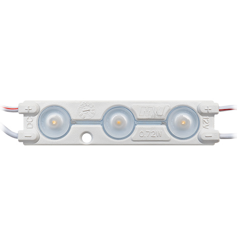 LED modul 0.72W (2835x3/160°/IP67) - hideg fehér (5 év)
