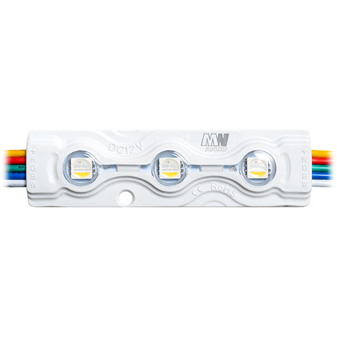 LED modul 0.96W (5050x3/120°/IP67) - RGB+CW