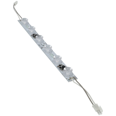 LED modul 12W falmosó (3535x6/10-40°/IP33) aszimmetrikus lencsével - hideg fehér