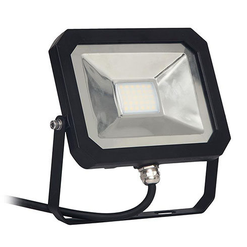 LED reflektor (20W/100°) 25cm vezetékkel, természetes fehér fényű