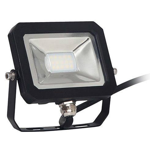 LED reflektor (10W/100°) 25cm vezetékkel, természetes fehér fényű