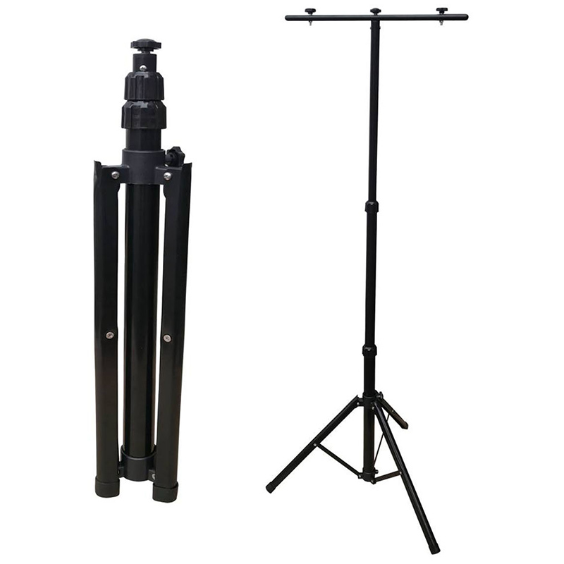 Tripod-O Háromlábú állvány két LED reflektorhoz - fekete