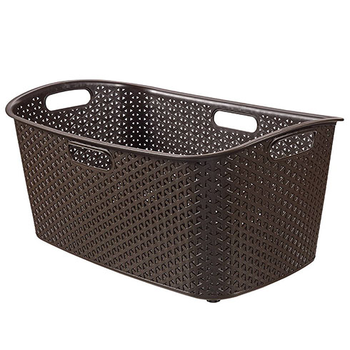MY STYLE Rattan hatású kosár XL (47L) - Barna