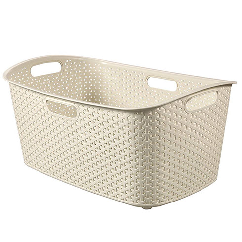 MY STYLE Rattan hatású kosár XL (47L) - Krém