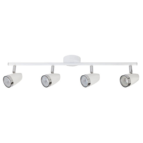 Karen mennyezeti spot LED lámpatest (4x4W) fehér-króm, meleg fehér