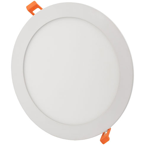 Süllyeszthető LED panel (141 mm - kör) 9W - meleg fehér, fehér Kifutó!