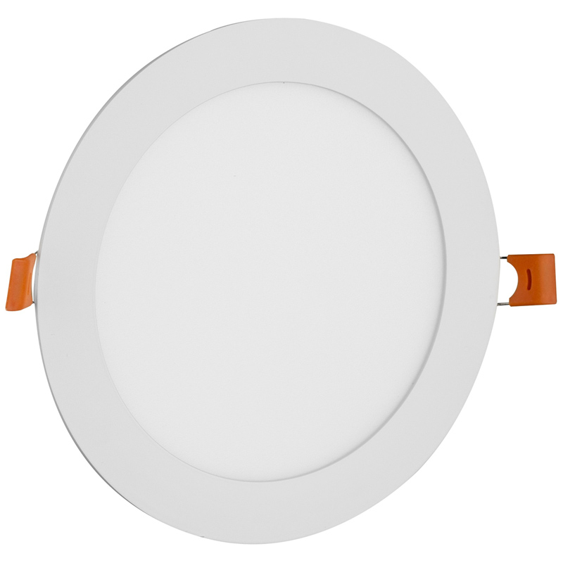 Süllyeszthető LED panel (170 mm - kör) 12W - meleg fehér, fehér