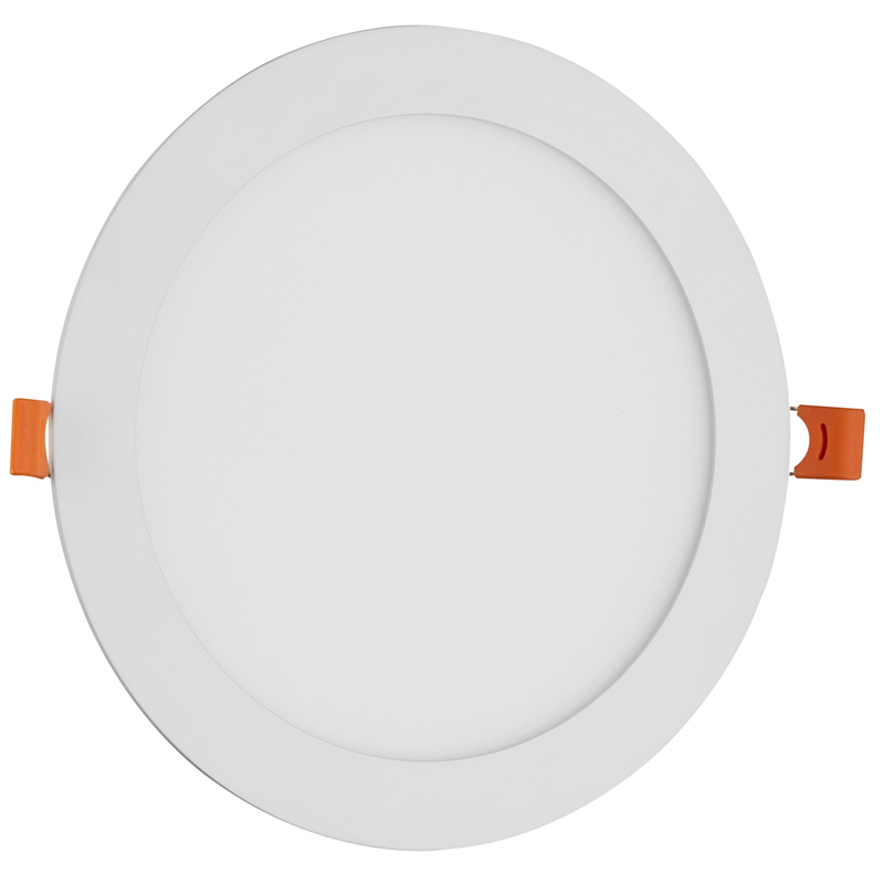 Süllyeszthető LED panel (187 mm - kör) 15W - meleg fehér, fehér