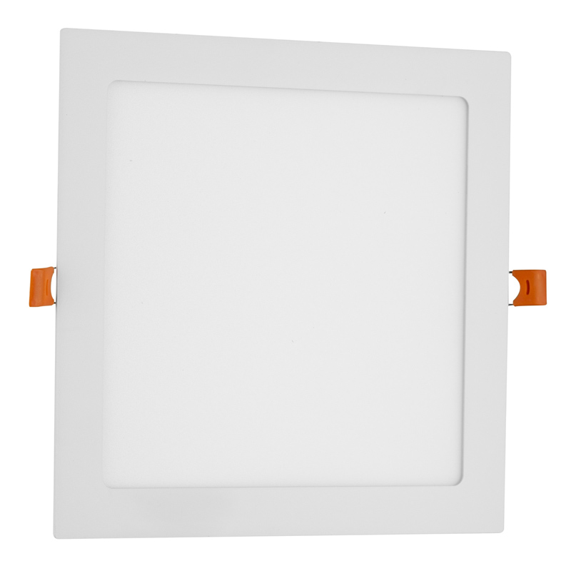 Süllyeszthető LED panel (220 mm - négyzet) 18W - meleg fehér, fehér