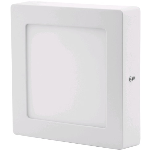 Falon kívüli LED panel (négyzet alakú) 6W - fehér, természetes fehér