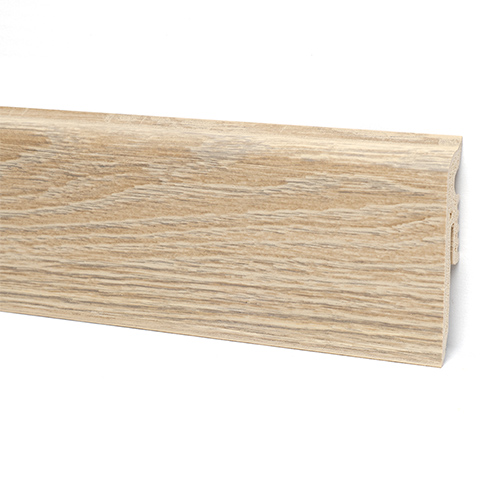 -Vigo 6 cm-es parkettaszegélyléc (220 cm) gumi szegélyes, vízálló: Vermont tölgy