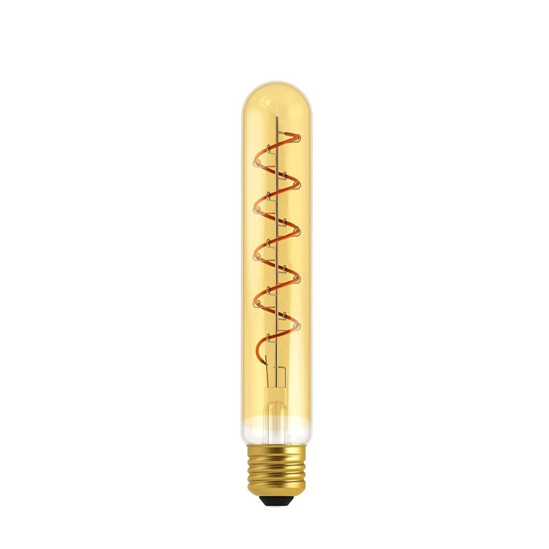 E27 LED izzó Vintage filament (5W/330°) T32 - Rúd extra meleg fehér