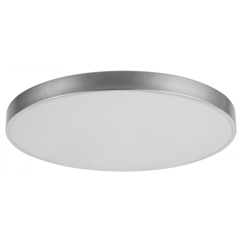 Tesia mennyezeti LED lámpa (60W - 5000lm) - dimmelhető - állítható színhőmérséklet, ezüst, távirányítóval