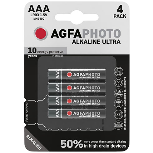 Alkaline Ultra alkáli AAA ceruza elem (4 db)