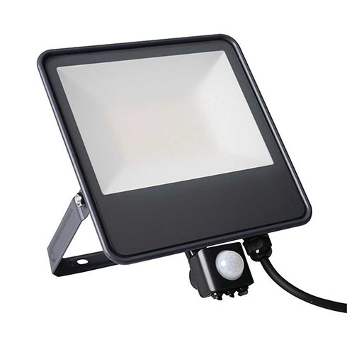 IQ LED reflektor PIR mozgásérzékelős szenzorral (50W/6000lm) természetes fehér