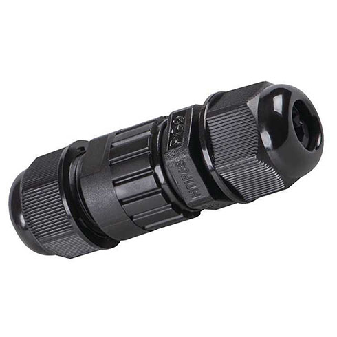 LED reflektorhoz kábelcsatlakozó (kapszula) IP68 vízmentes, fekete