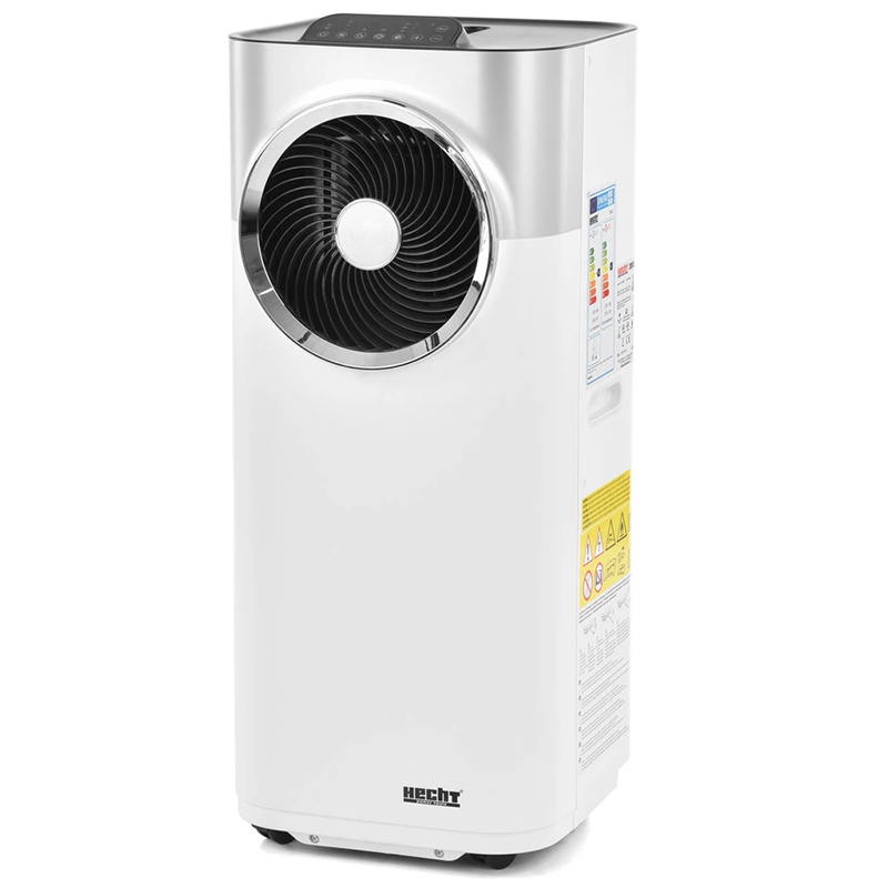 Mobil légkondicionáló, távirányítóval+WiFi, fűtési funkcióval (1350W - fehér) - 85 cm