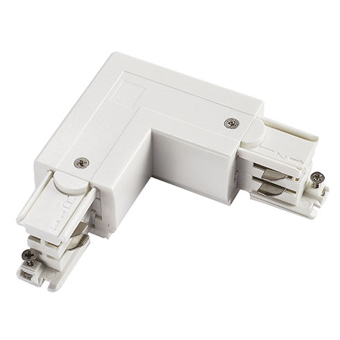 SPS 3 fázisú sínes LED lámpa rendszer (230V) - L sarokelem, jobbos, fehér