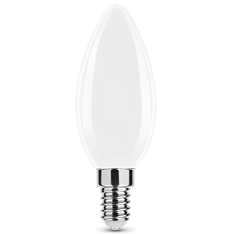 E14 LED izzó Loft filament (7W/320°) Gyertya - természetes fehér