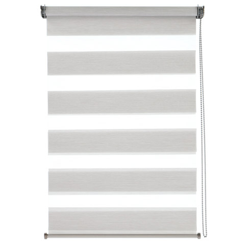 Delux prémium sávos roló, nemesacél szerkezettel (krém-melange) ablakra: 60x180 cm