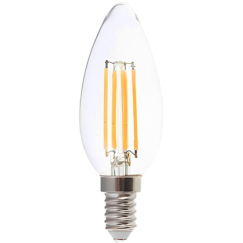 E14 LED lámpa (7W/320°) Gyertya - meleg fehér, dimmelhető