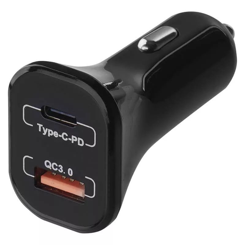 Univerzális autós USB töltő + USB-C