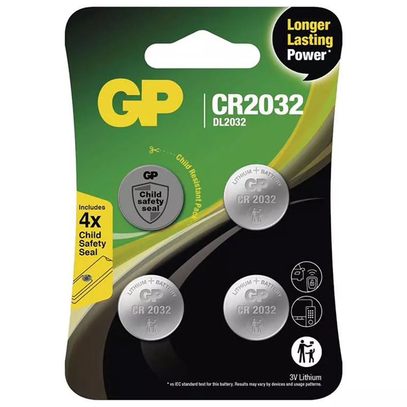 Gombelem CR2032 Líthium 3V - (4 db)