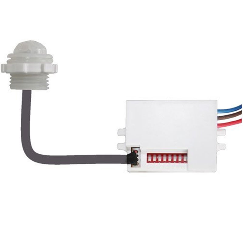 Beépíthető PIR mozgásérzékelő, IP65 védettséggel fürdőszobába, max 100W LED fényforráshoz
