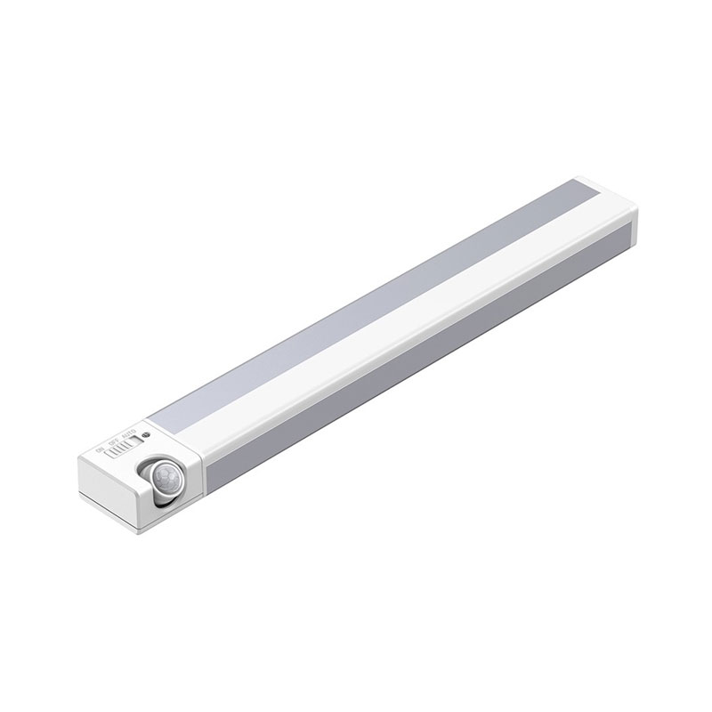 Bútor- és pultvilágító LED lámpa, PIR szenzoros, akkumulátoros, 30 cm (2.5W) meleg fehér