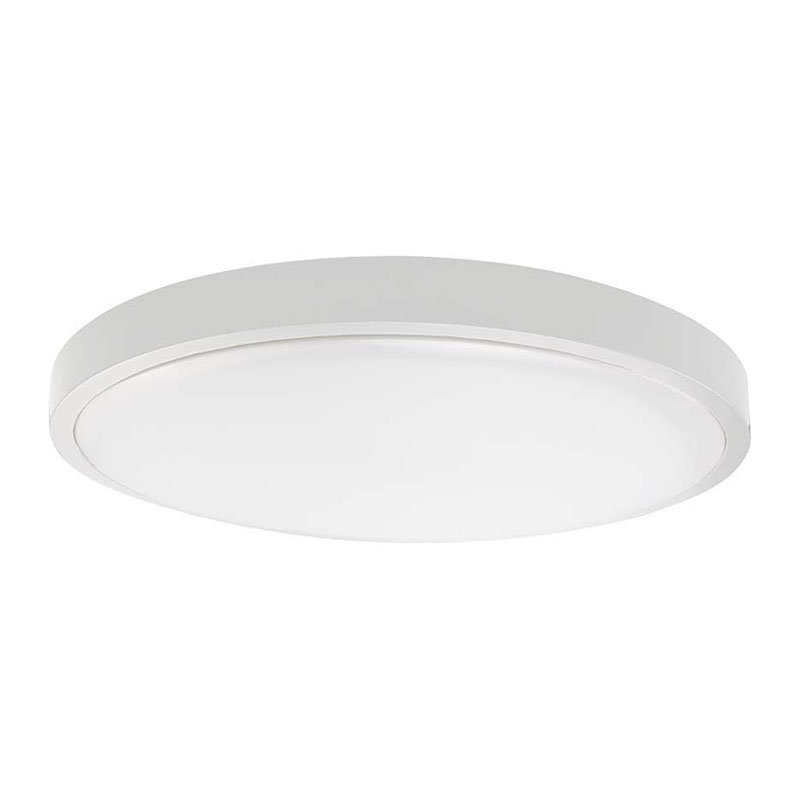 IP44 mennyezeti LED lámpatest - kör (24W/2500lm) természetes fehér, fehér (295 mm)